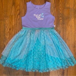 Disney The Little Mermaid Cosplay Costume Dress Girls Size XL (14)